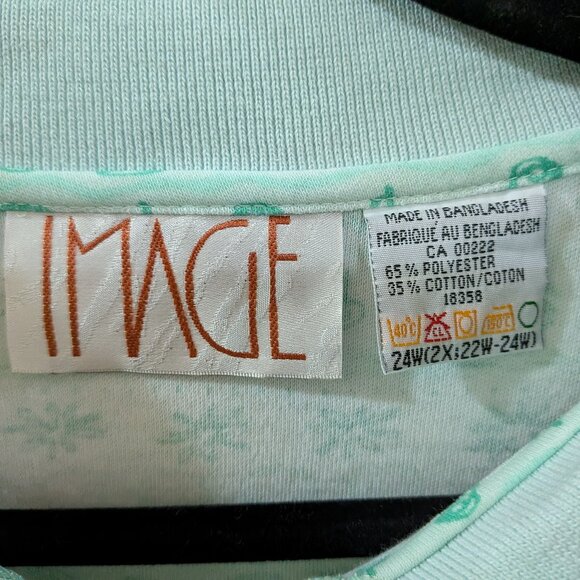 "Image" Green Short-Sleeve Polo - Size 2X (US) - Picture 6 of 6